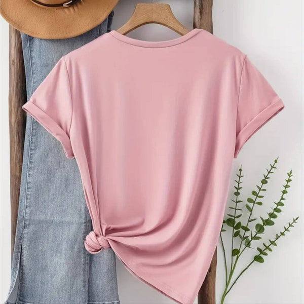 Kiss Lip Pink Short Sleeve T-Shirt Tees Glam Girl Fashion 