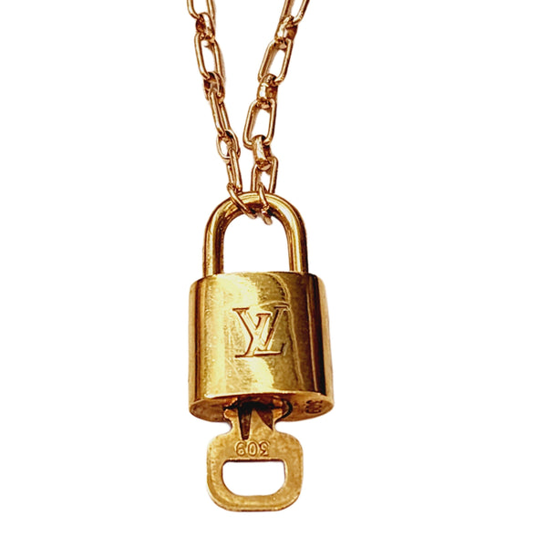 Under Lock & Key Necklace Upcycled Gemz 