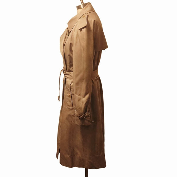 Vintage Unisex Burberry Trench Coat with Zip Out Nova Check Wool Lining, 52R/3X Pre-loved Vintage Burberry 