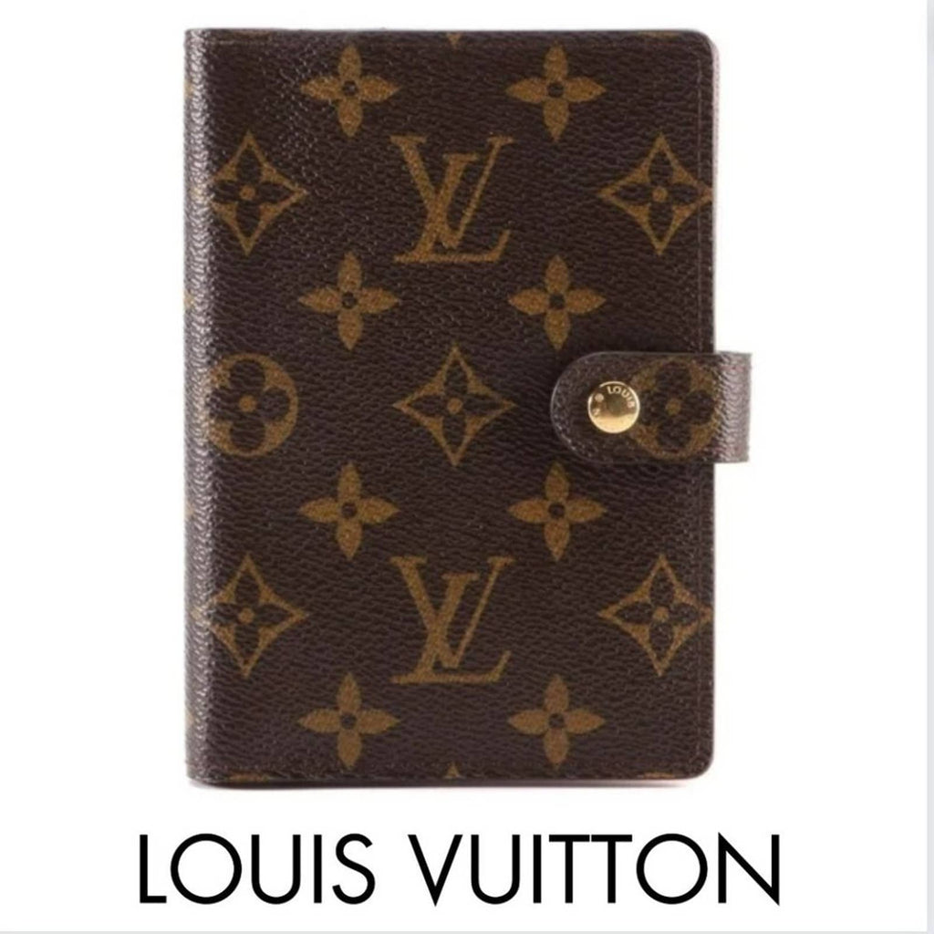 Authentic Louis Vuitton Agenda Cover in Monogram Canvas Louis Vuitton 