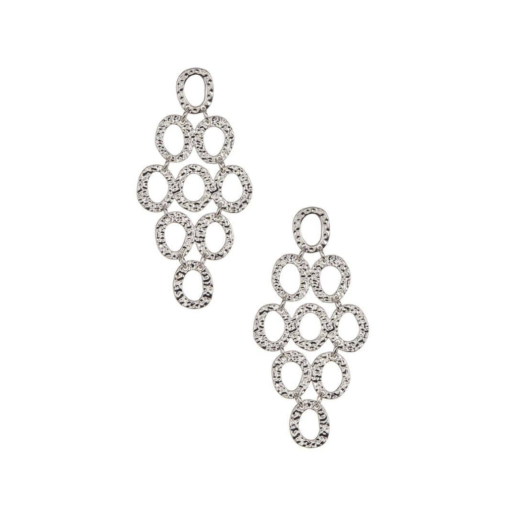 AMRITA SINGH Casablanca Chandelier Silver Tone Earrings Jewelry Amrita Singh 