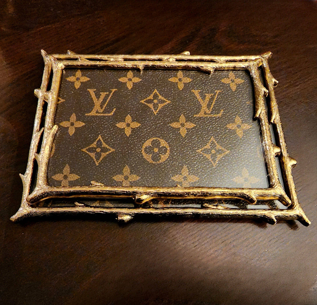 Upcycled Leather Jewelry Tray - Small, Style LV Jewelry Tray Upcycled Gemz 