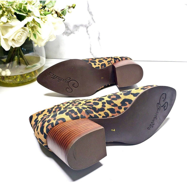 Seychelles Leopard Chaparral Print Block Heel Booties, Women's Size 7 Boots Seychelles 