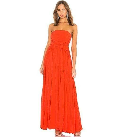 MICHAEL COSTELLO X REVOLVE Carrie Gown in Coral Dress Michael Costello x REVOLVE 